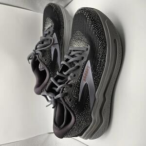 Brooks Ghost Max 2 Black Grey Purple Women’s Running Shoes Size 8 Medium B